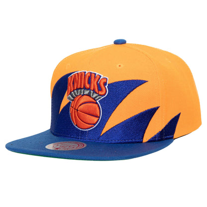 Mitchell & Ness Men's NBA Ny Knicks Sharktooth Snapback Snapback Caps