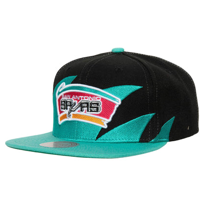 Mitchell & Ness Men's NBA San Antonio Spurs Sharktooth Snapback
