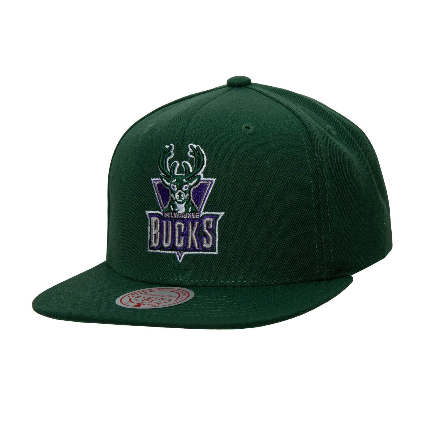 Men's Mitchell & Ness NBA Team Ground 2.0 Snapback Hwc Bucks