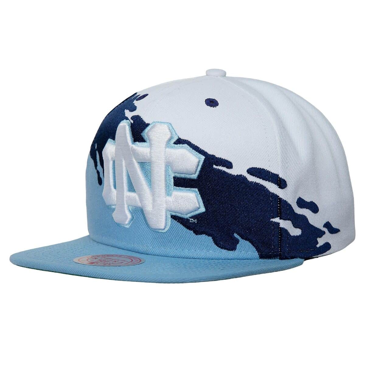 Mitchell & Ness Men's Ncaa North Carolina Tar Heels Paintbrush Snapback Snapback Caps