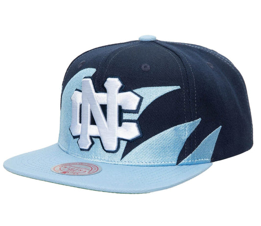Mitchell & Ness Men's Ncaa North Carolina Tar Heels Sharktooth Snapback