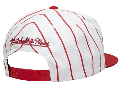 Mitchell & Ness Men's NBA Chicago Bulls Retro Pinstripe Headwear Snapback