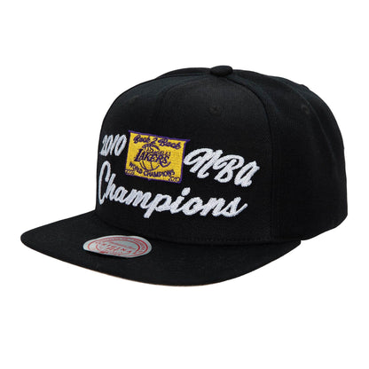 Mitchell & Ness Men's NBA 2010 NBA Champs Snapback Hwc Lakers Snapback Caps