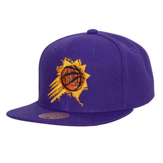 Mitchell & Ness Men's NBA Embroidery Glitch Snapback Suns Snapback Caps