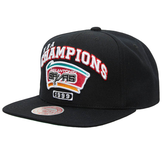 Men's Mitchell & Ness NBA Champs Snapback Hwc Spurs - Black
