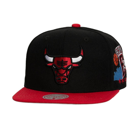 Mitchell & Ness Men's NBA Chicago Bulls Patch Overload Snapback Bulls