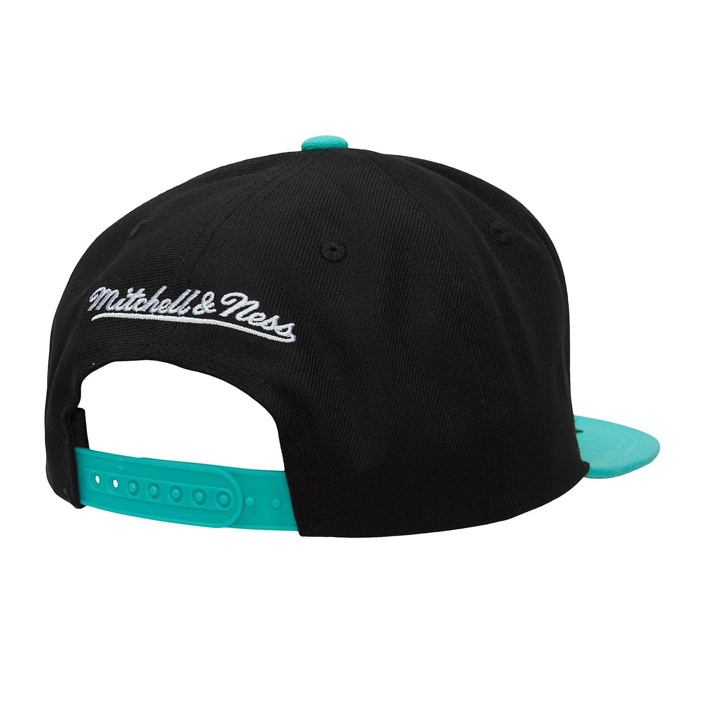 Men's Mitchell & Ness NBA Logo Bill Snapback Hwc Spurs - Black-Teal