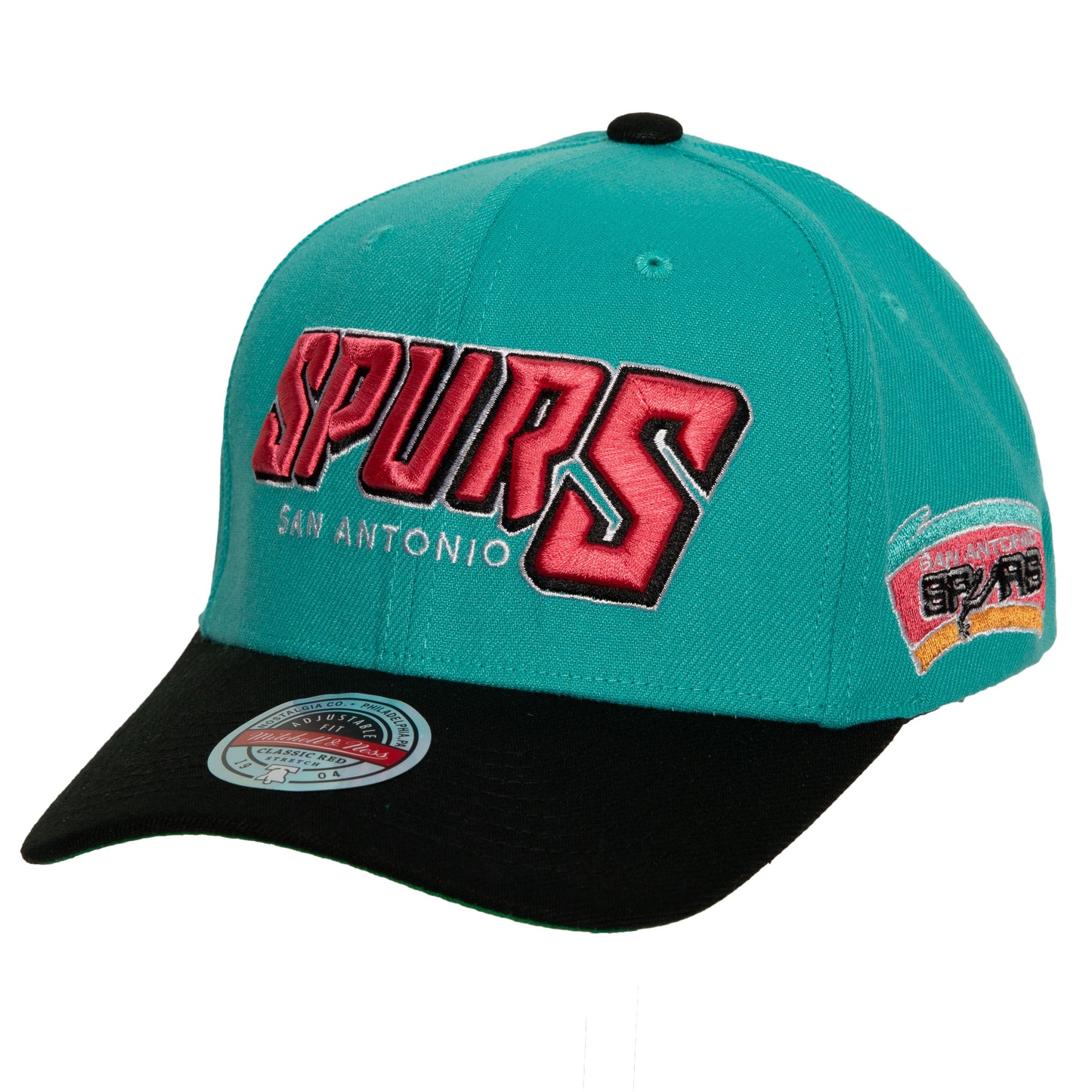 Mitchell & Ness Men's NBA San Antonio Spurs Shredder Stretch Snapback
