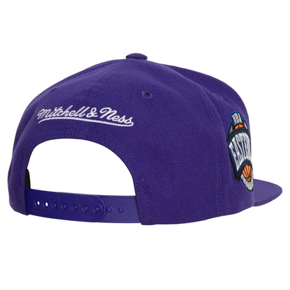 Mitchell & Ness Men's NBA Conference Patch Snapback Hwc Raptors Purple
