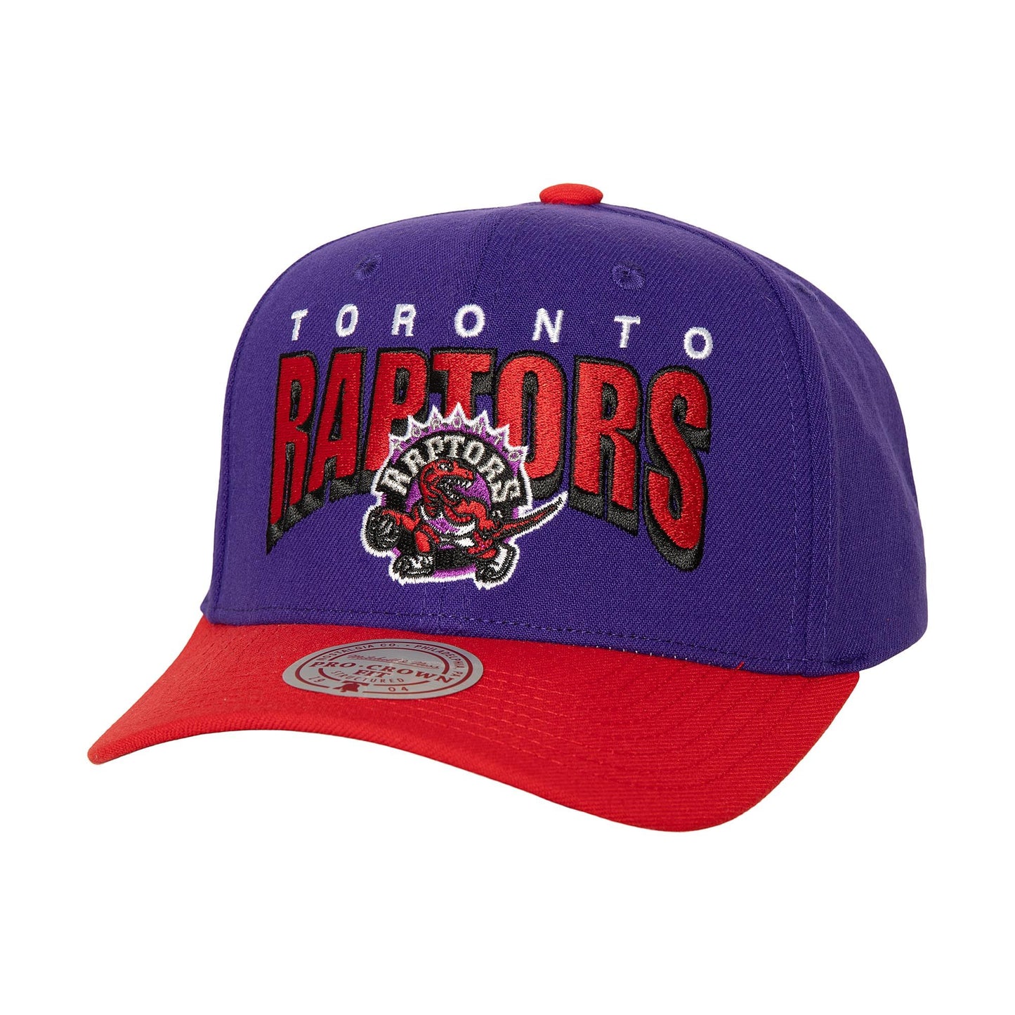 Mitchell & Ness Men's NBA Boom Text Pro Snapback Hwc Raptors Snapback Caps