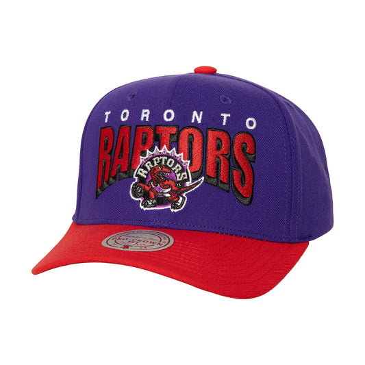 Mitchell & Ness Men's NBA Boom Text Pro Snapback Hwc Raptors Snapback Caps