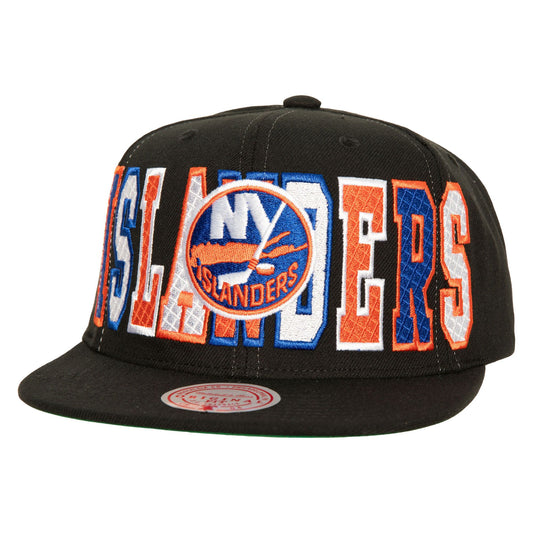 Mitchell & Ness Men's NHL Varsity Bust Snapback Islanders Snapback Caps