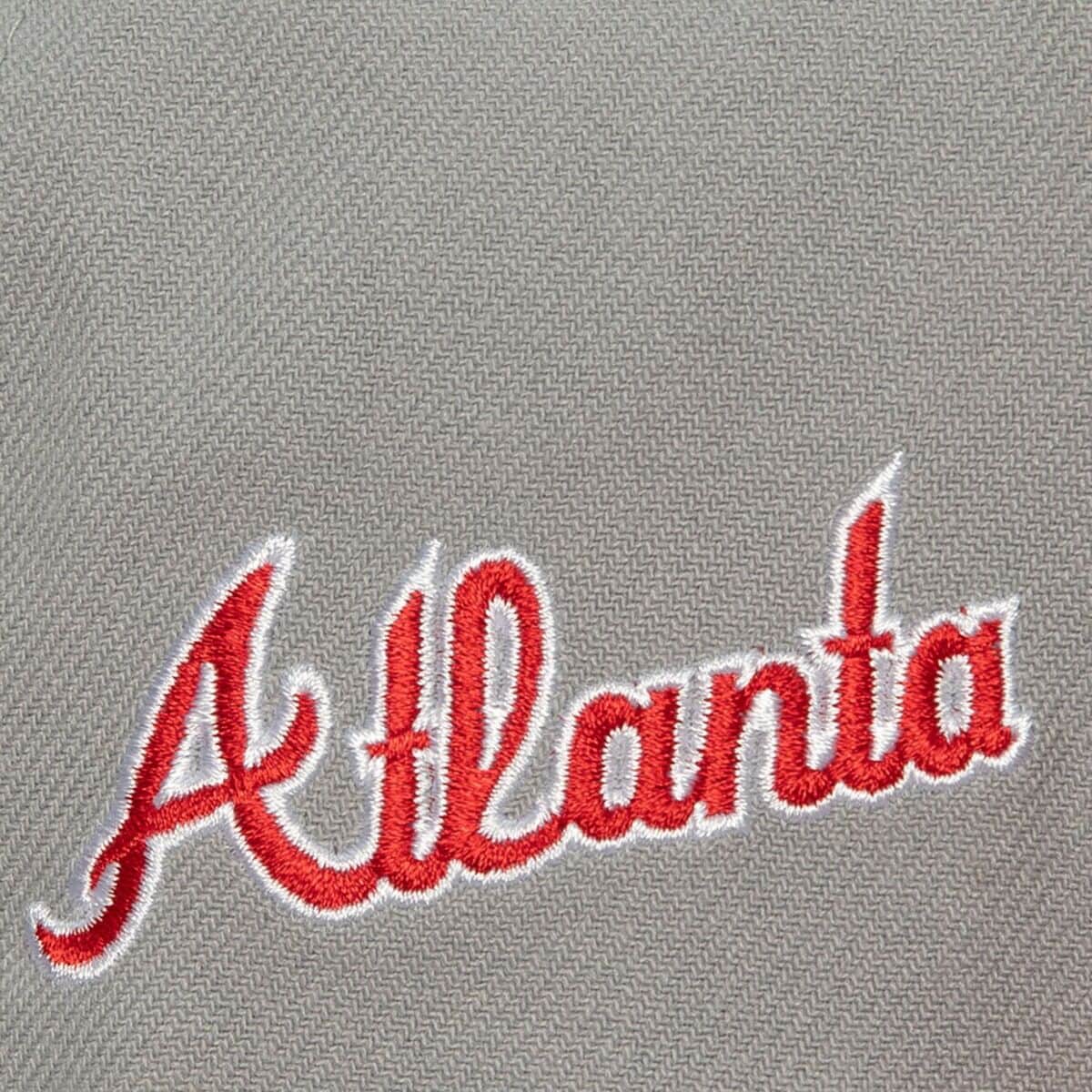 Mitchell & Ness Men's MLB Atlanta Braves Away Snapback Coop