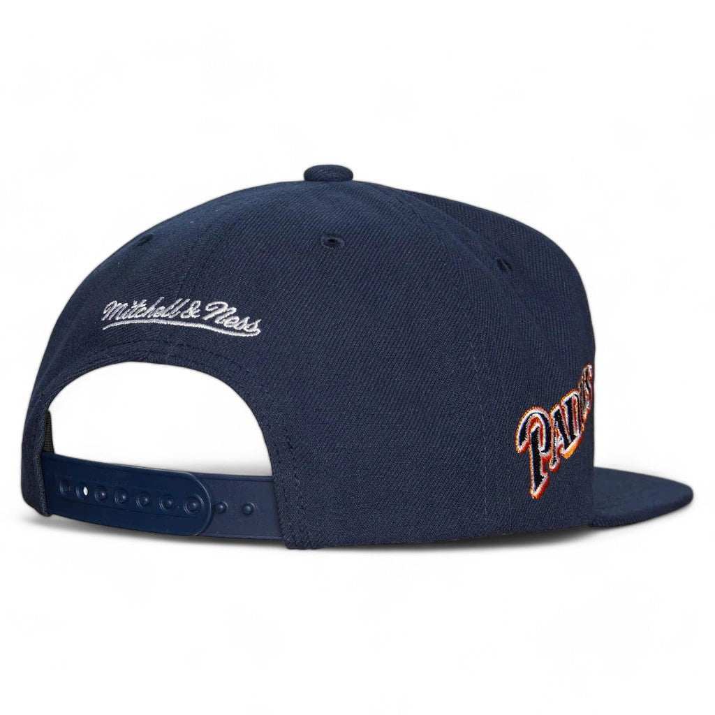 Men's Mitchell & Ness MLB Evergreen Snapback Coop Padres - Navy