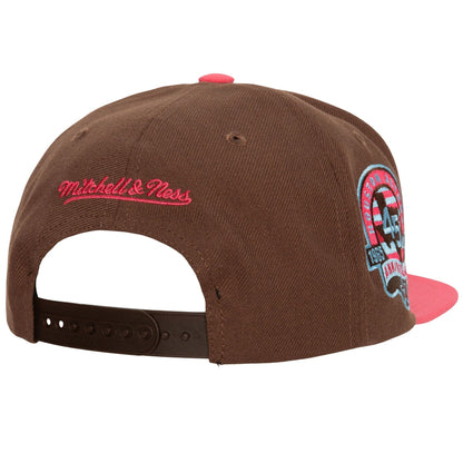 Mitchell & Ness Men's MLB The Damn Snapback Coop Astros Brown