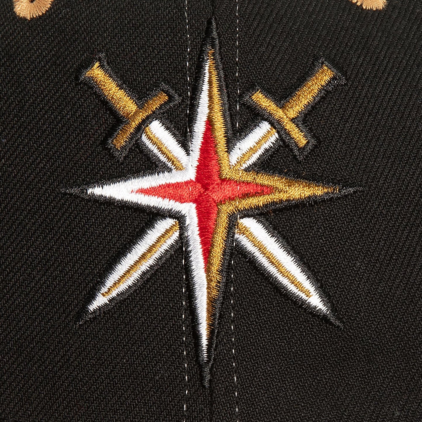 Men's Mitchell & Ness Nhl Overbite Pro Snapback Knights - Black