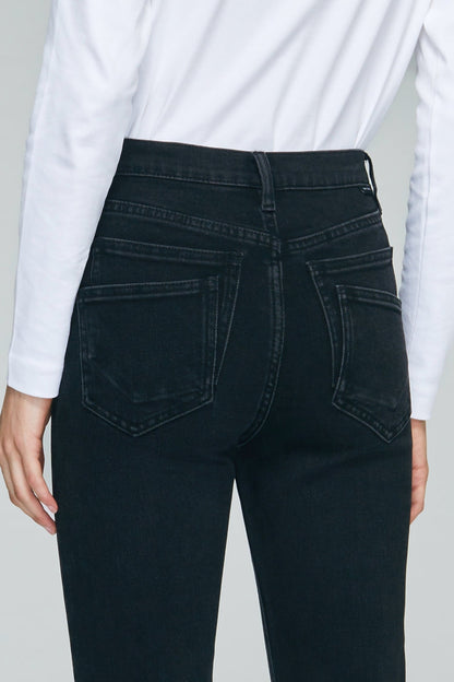Two Shots High Rise Straight Crop Jeans HJ013