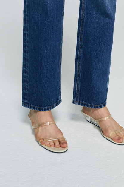 Manhattan High Rise Straight Ankle Jeans HJ160