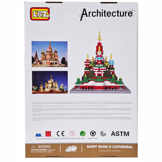 Vasile Assumption (Red Square) In Moscow Micro Block Set With 1860 Blocks