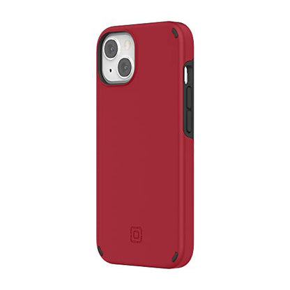 Incipio Duo Case for Iphone 13 – Magsafe & Wireless Charging Compatible, Slim Dual-Layer Protective Case with 12ft Drop Protection, Shock-Absorbing, Scratch-Resistant Cover - Salsa Red