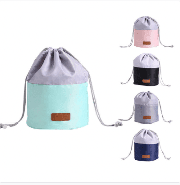 Threaded Pear Cosmetic Cinch Bag
