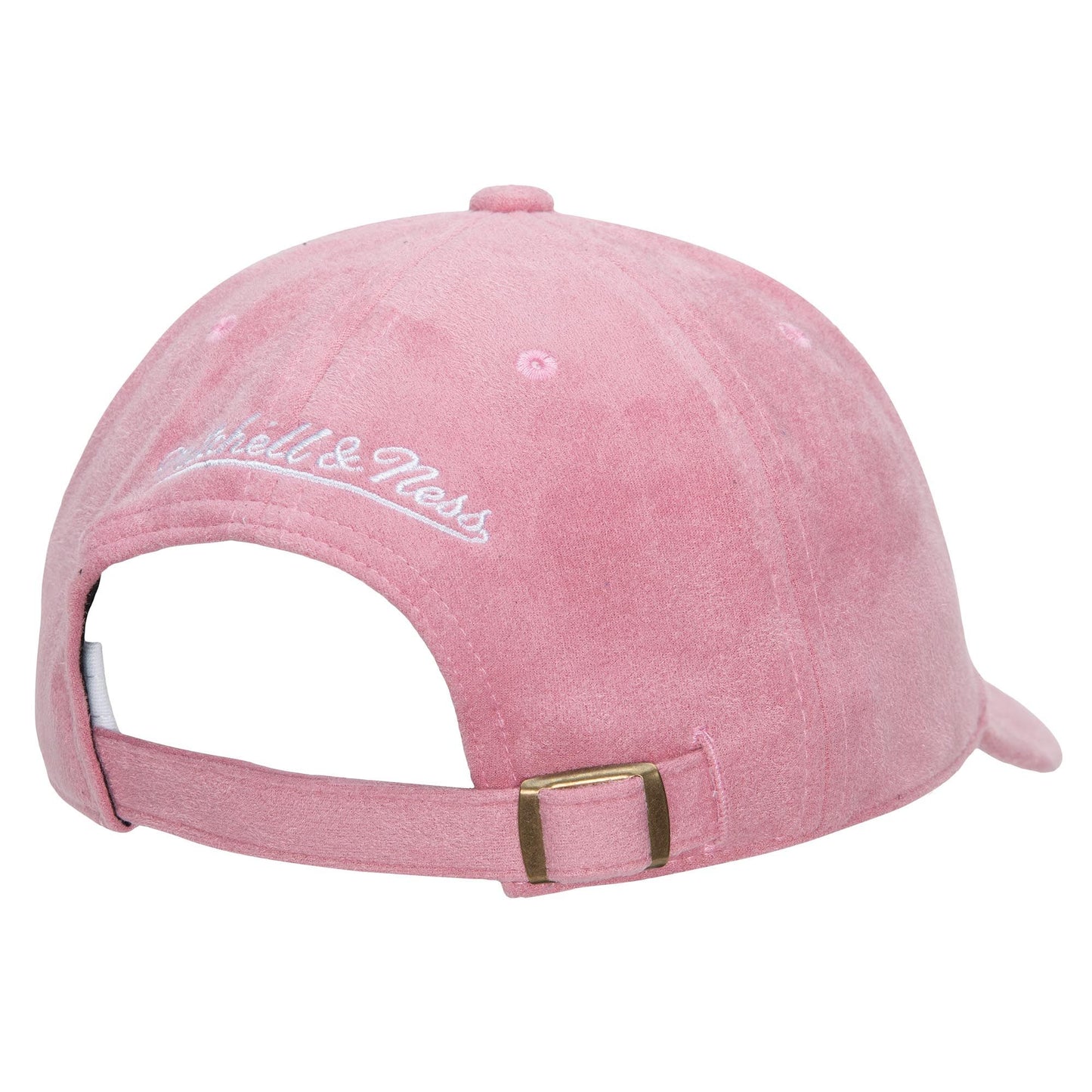 Men's Mitchell & Ness NBA Suede Dad Strapback Hwc Bucks