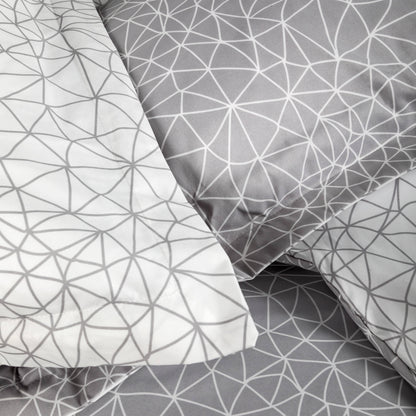 Geometric Maze Grey-