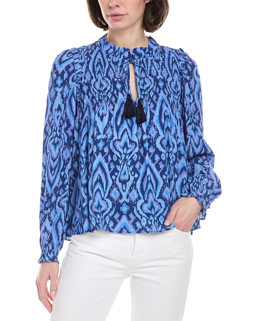 BLUE MULTI IKAT PRINT-