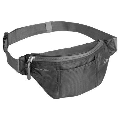 Travelon Top Zip Lightweight Waist Pack (Stamp Print)