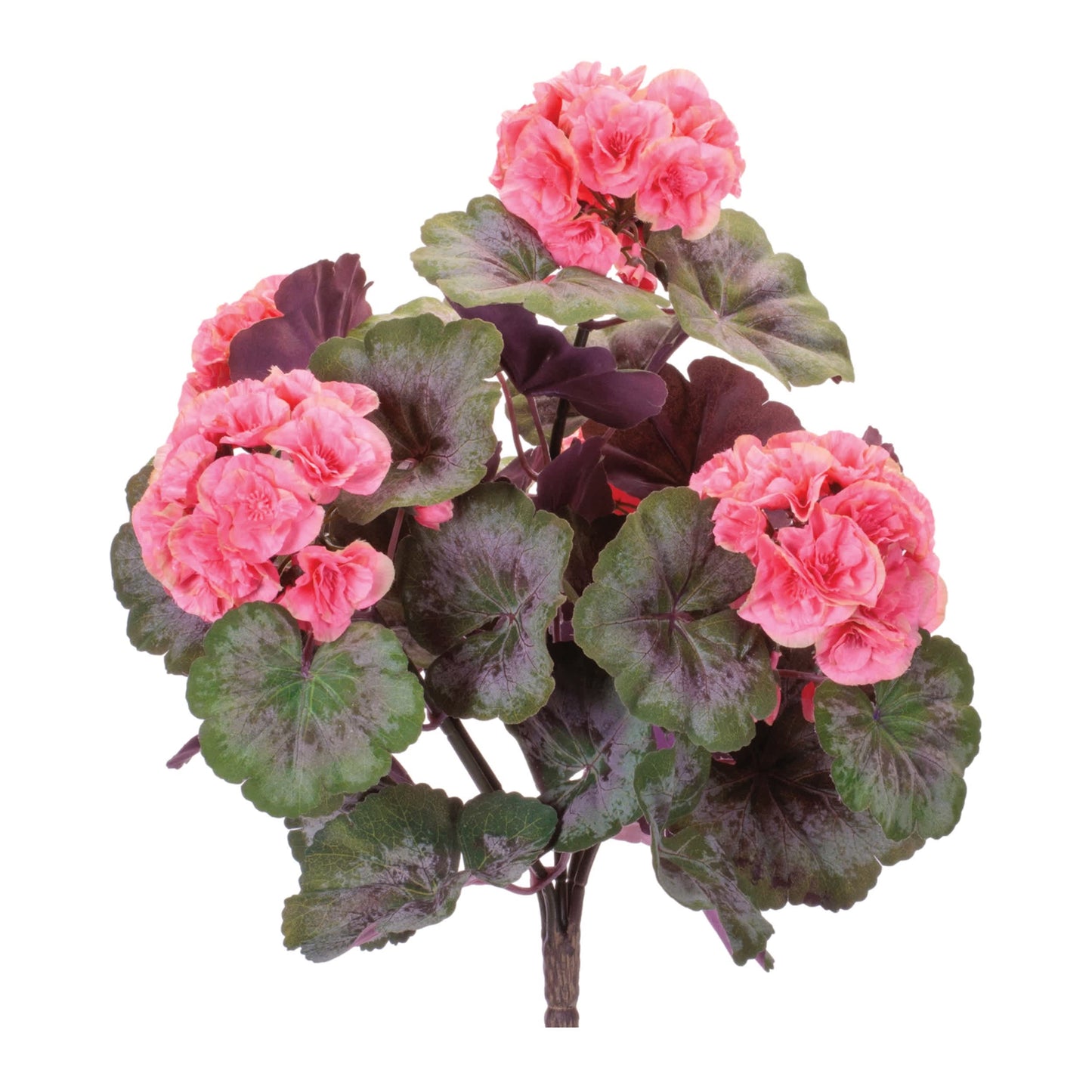 Melrose International Geranium Floral Bush (Set of 2)