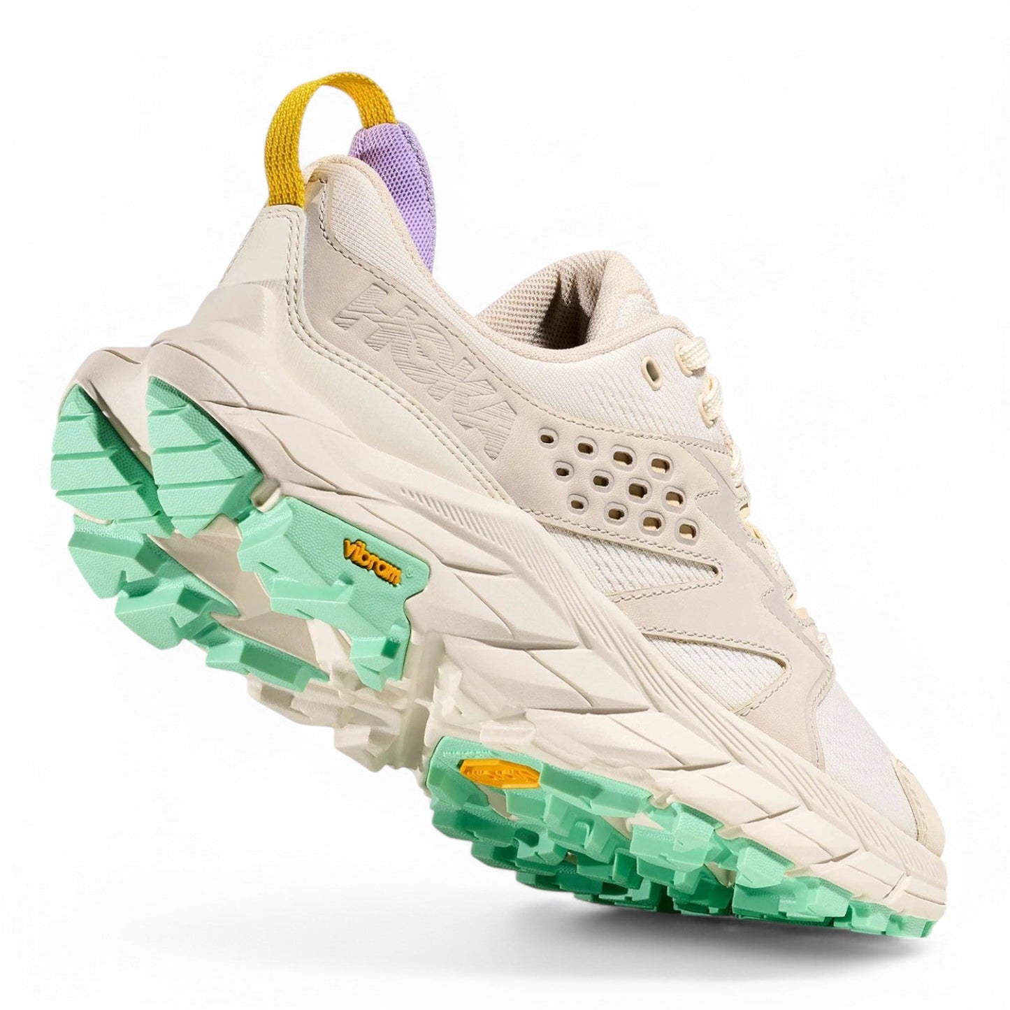 Hoka Women's Anacapa Breeze Low 'Alabaster Mint Fluorite' B Width Sneakers