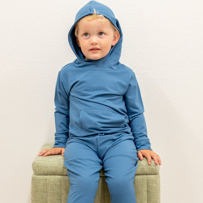 Hooded Jogger Set Captain Blue