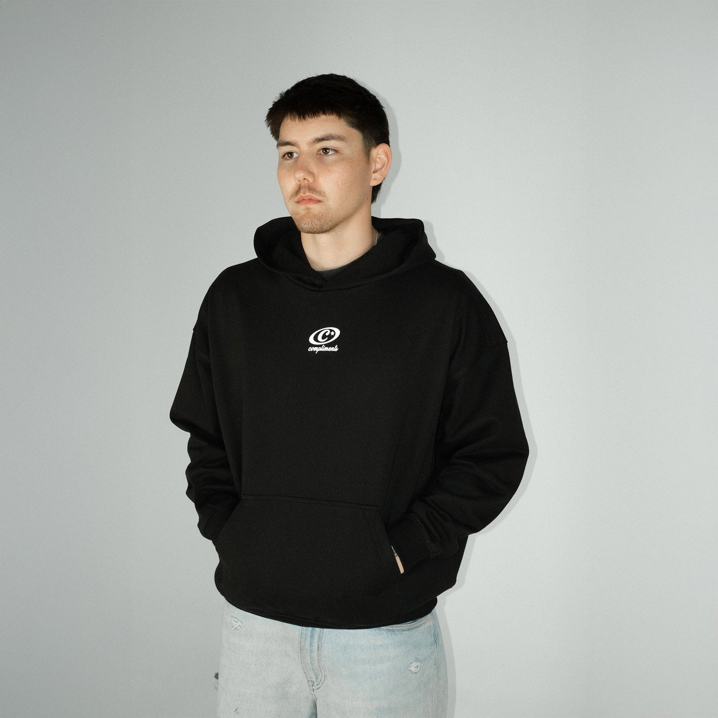 Compliments The World Better With You in It Black Hoodie