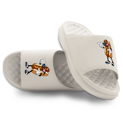USA Hot Dog Motive Slide Sandals