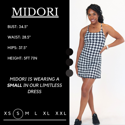 Constantly Varied Gear Limitless Dress - Checkmate Houndstooth
