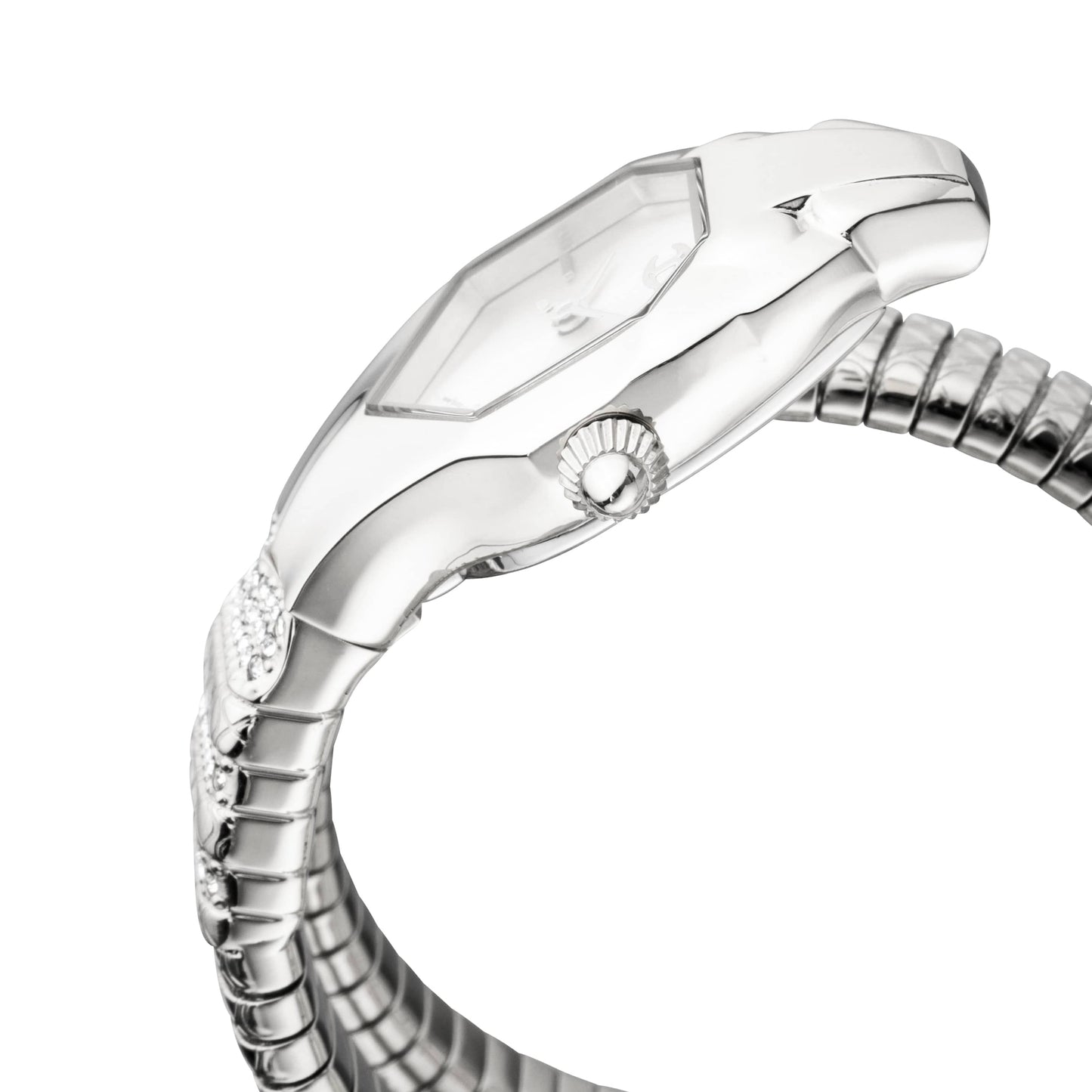 Just Cavalli Women's Just Glam EVO 2 Silver Dial Stainless Steel Bracelet Watch
