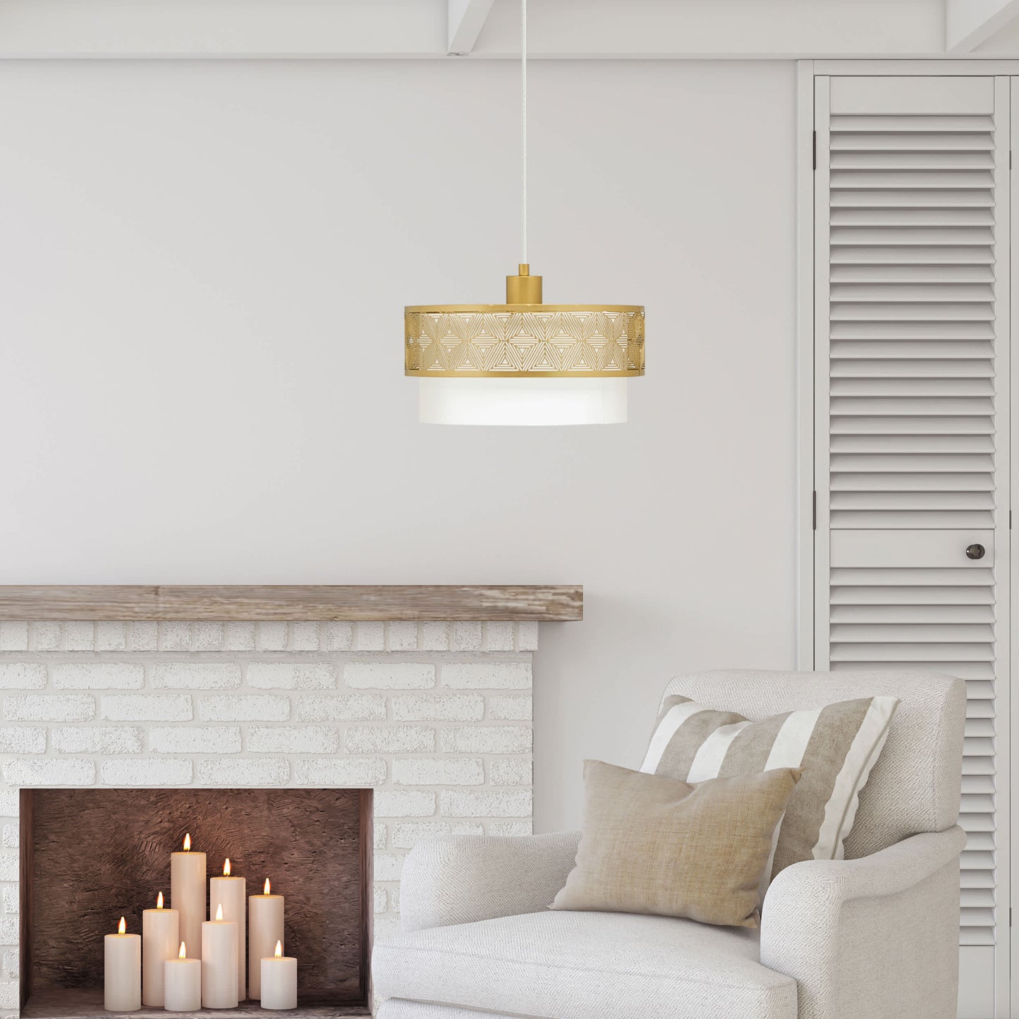 Gold/White-