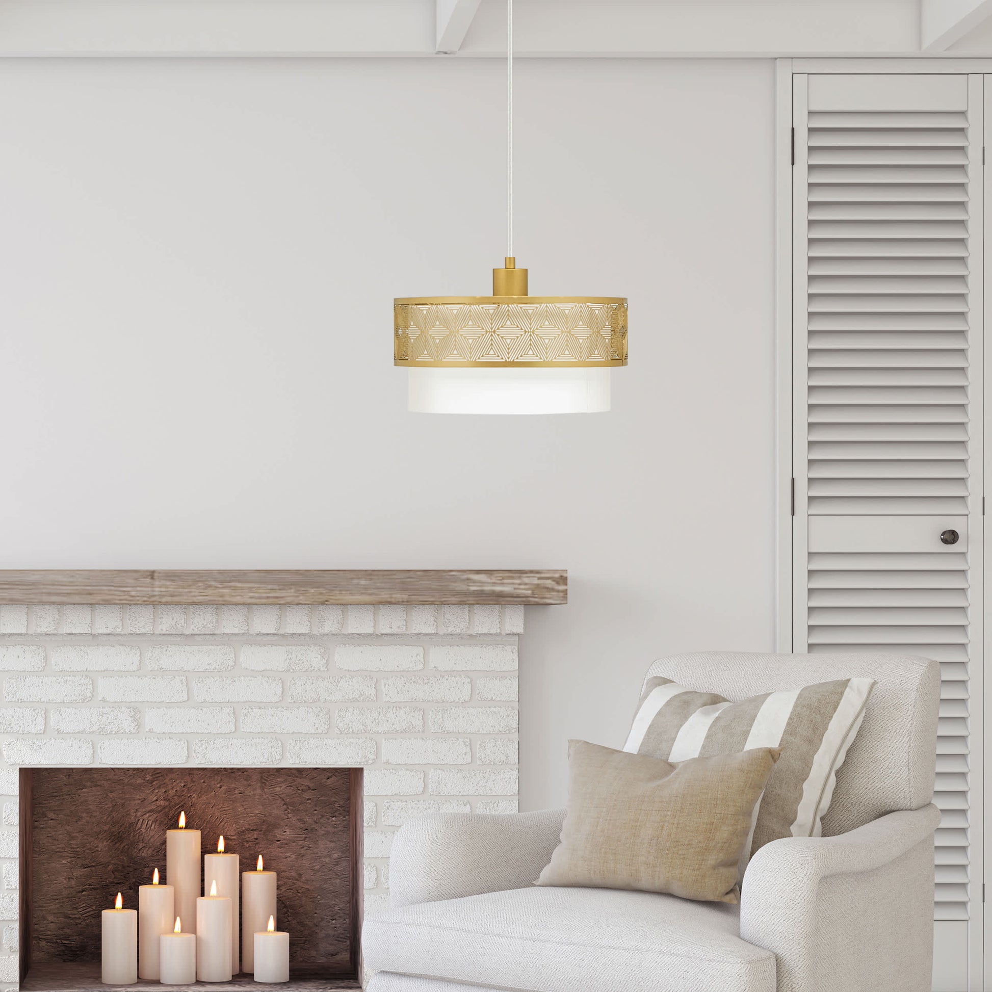 Gold/White-