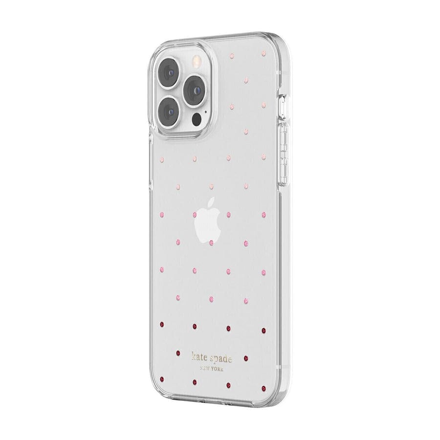 Kate Spade Iphone 6.7 Ombré Pin Dot Pink/Clear