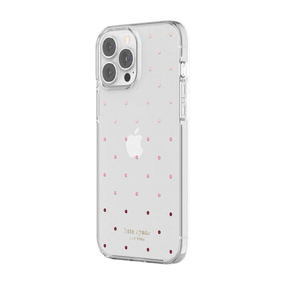 Kate Spade Iphone 6.7 Ombré Pin Dot Pink/Clear