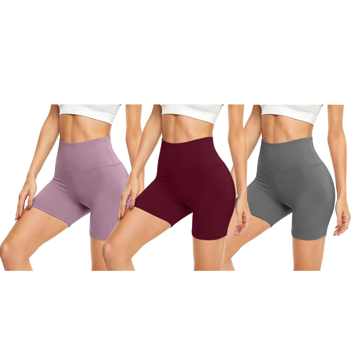 3-Pack(Wine,Pink,Grey)-