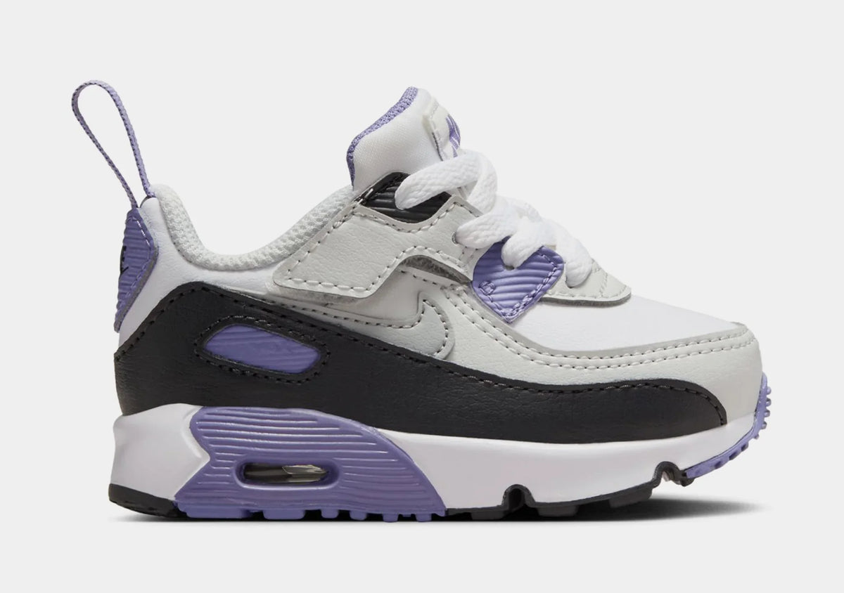 Nike Air Max 90 EasyOn Toddlers' (TD) Sneakers — White/Pink Foam Low-Top