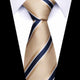 Navy Gold Regent Stripe