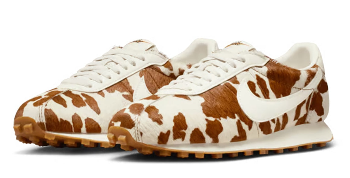 Women's Nike LD-1000 - Cow Print Phantom/Safety Orange