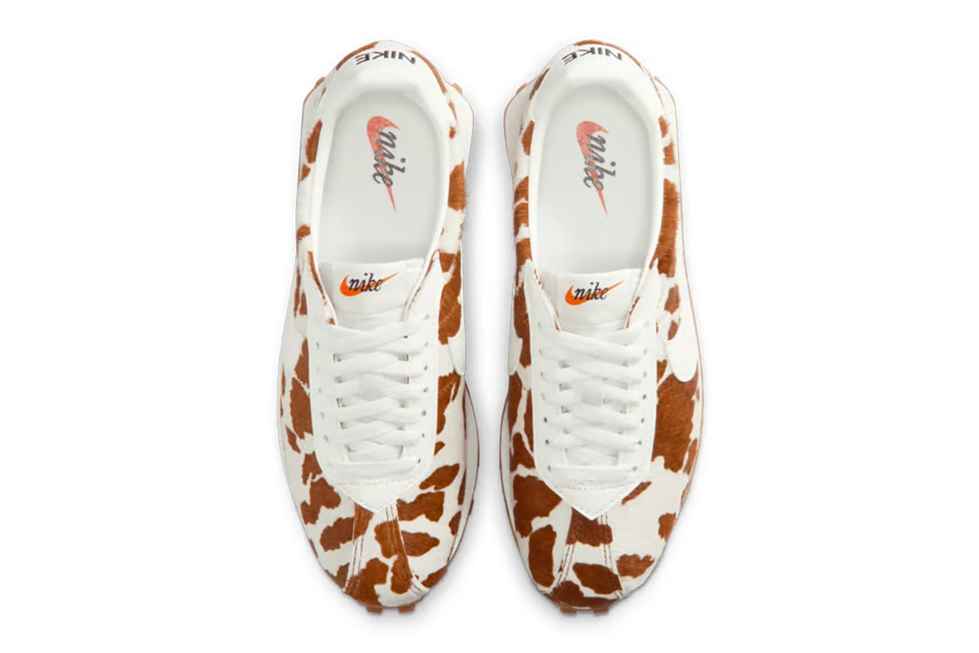 Women's Nike LD-1000 - Cow Print Phantom/Safety Orange