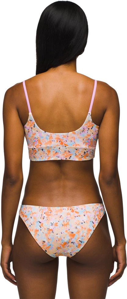 Prana Women's Willow Falls Reversible Removable Soft Cups Upf 50+ Bikini