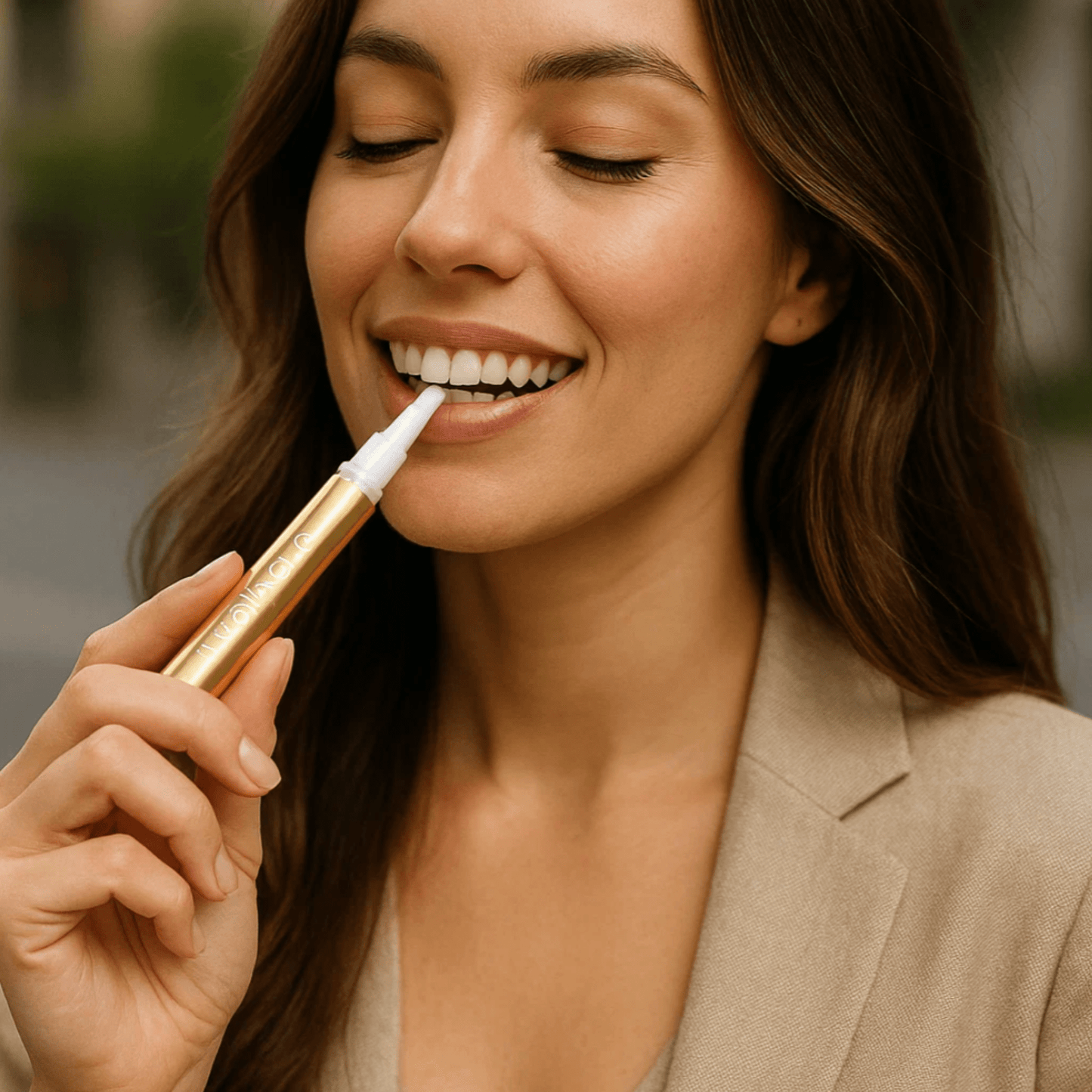 NUOVAGLO™ Smartphone-Powered LED Teeth Whitening System