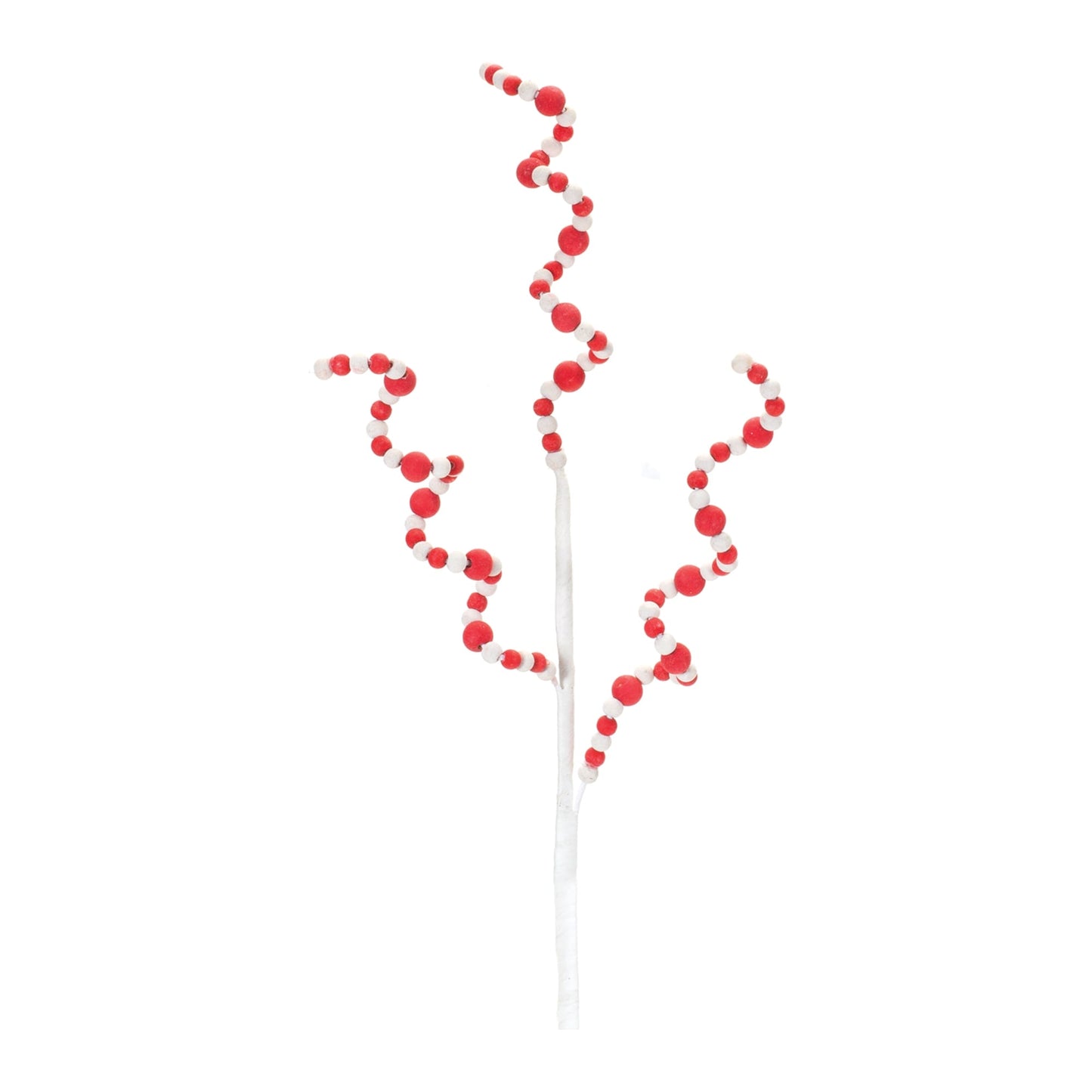 Melrose International Wood Bead Swirl Spray (Set of 6)