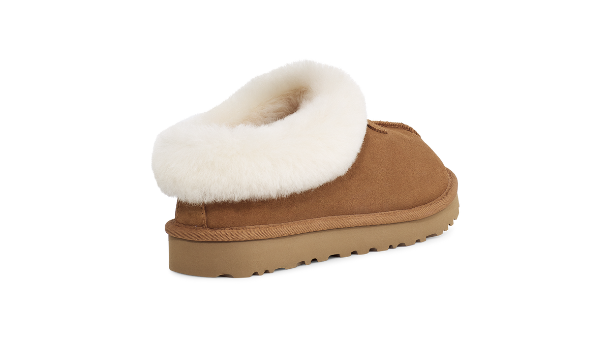 UGG Tazzette Womens Platform Clogs — Chestnut Suede