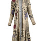 Newspaper Print Beige